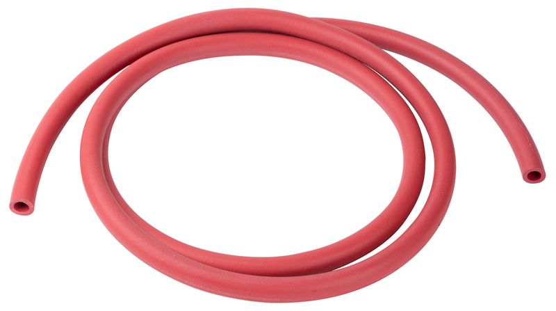 Weinschlauch 12/8 mm, 150 cm, Vollgummi, rot, Lebensmittelqualität