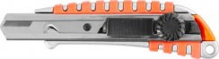 Nóż Strend Pro UKX-867-8, 18 mm, zrywalny, z kołem, ostrze hakowe, aluminium/plastik