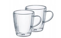 Pohár sklo dvojstenny CURLY 250ml sada 2ks