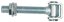Nastaviteľný záves pre zváranie M16 x 180 mm, XL-TOOLS, číslo colného sadzobníka 7308 9098 (akce)