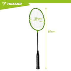 Badmintonová súprava v obale - 9 ks. Trizand (akce)