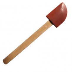 Kuhinjska strugalica za tijesto drvo/guma crvena KLC