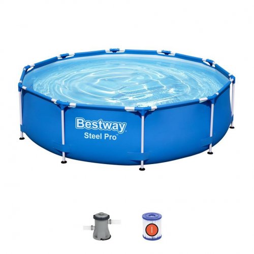 Basen Bestway® Steel Pro™, 56679, pompa, 3,05x0,76 m