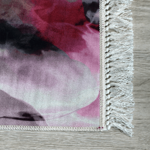 Teppich, rosa/grün/creme/Muster, 120x180, DELILA