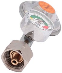 Regulator de presiune cu manometru pentru sticla 11 kg, 12 Bar, filet 21.8, PRO-TECHNIK