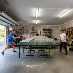 Súprava na stolný tenis 2 pálky 3 loptičky