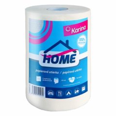 Papierhandtuch HOME aus 100 % Zellulose in einer Rolle mit 250 KLC