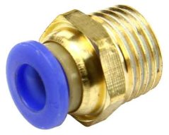 Zestaw szybkozłączek pneumatycznych z gwintem 1/4", 6 mm, 10 szt., MAR-POL