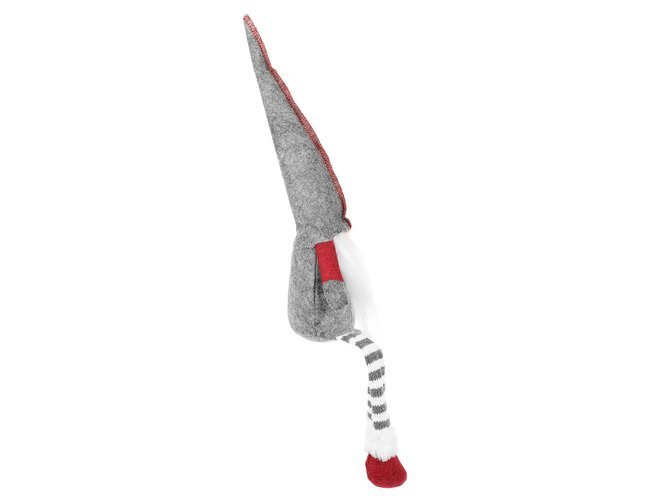Sitzender grauer Elf