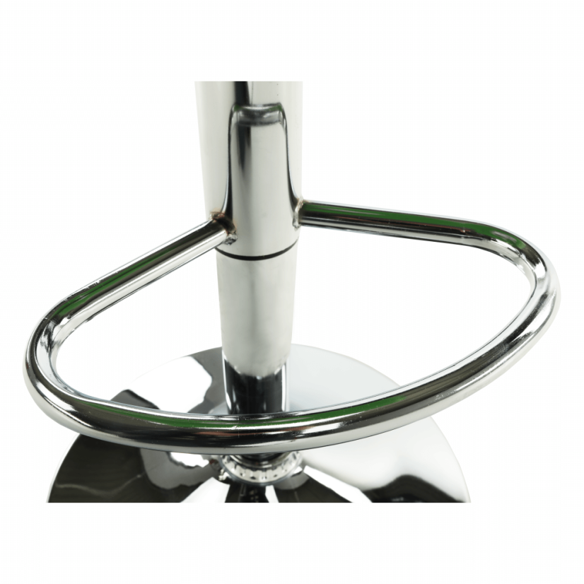Barhocker, Kunstleder schwarz/chrom, LARIA NEU
