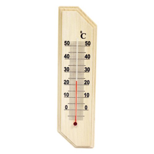 Termometru din lemn de interior 22 cm KLC