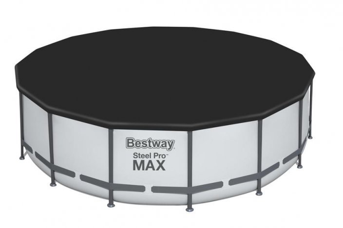 Bestway® FlowClear™ ponyva, 58249, fekete, medence, 4,88 m