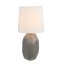 Ceramiczna lampa stołowa, szaro-brązowa taupe, QENNY TYPE 3 AT15556