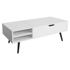 Stolik kawowy, biały, ARALYN