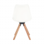 Stylowe krzesło obrotowe w kolorze białym, ETOSA