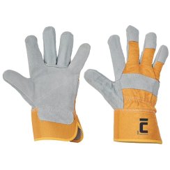 Handschuhe EIDER YELLOW 10/XL, gelb, kombiniert