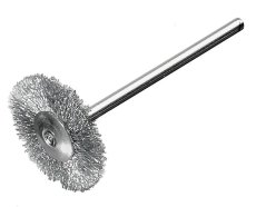 Perie Lessmann 410.322, 19x2/3 mm, 0,1 mm din oțel inoxidabil, rotundă