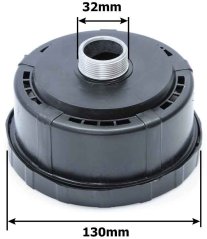 Vzduchový filter do 200 litrových kompresorov , závit M32, priemer 13 cm, MAR-POL