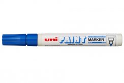 Marker do etykiet niebieski lakier UNI PX-20