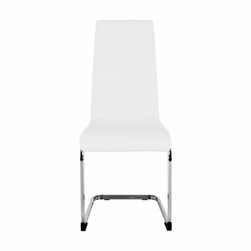 Krzesło do jadalni, biały/chrom, VATENA