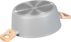 MagicHome Harmony Stielkasserolle, mit Glasdeckel, 24 cm