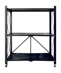 Regál Racks RAW3T, kovový, 3 police, 0870x720x340 mm, Max. 50 kg/police, přenosný, na kolečkách
