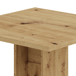 Blagovaonski stol, artisan hrast, 67,5x67,5 cm, EVERET