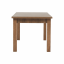 Széthúzható ebédlőasztal, tölgyfa lefkas, 160-203x90 cm, MONTANA STW