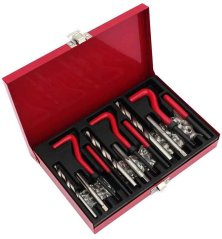 Set za popravak oštećenih navoja M6 - M10, 88-dijelni, XL-ALATI