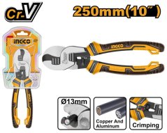 Kábelcsípő fogó 250mm CrV INGCO Industrial