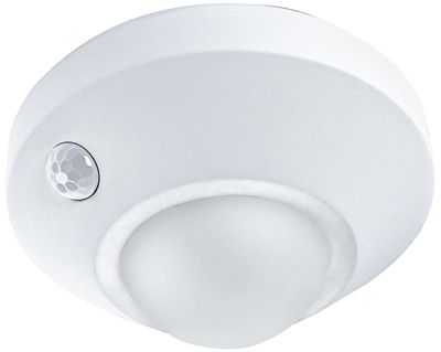 Lampa LEDVANCE NIGHTLUX® Ceiling White, z czujnikiem ruchu, 3xAA, 86x47 mm