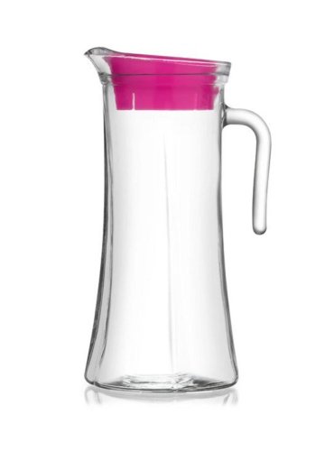 Kanne Glas 1,4l TRUVA, Kunststoffdeckel, 26cm