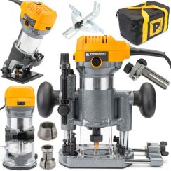 Frez górny, 2000 W, 10-30 000 obr/min, rękojeść 6 i 8 mm, POWERMAT (akce)