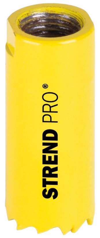 Strend Pro BHS44 Fräser, 19 mm, M3 Bimetall, Metallkrone, Säge