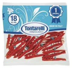 Skřipce na prádlo UH sada 18ks mix ";MINIMOLLET"; TONTARELLI