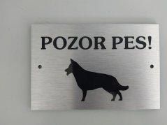 Markierung/ Tabelle Vorsicht vor dem Hund! mischen