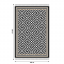 Teppich, schwarz-weißes Muster, 160x230, MOTIV