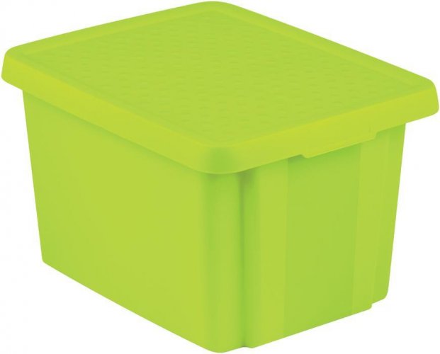 Škatla s pokrovom Curver® ESSENTIALS 26 lit., zelena, 44x34x27 cm