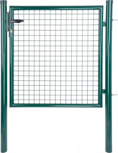 Gate Strend Pro METALTEC ECO 2, 1000/1800/50x50 mm, kerek keret, zöld, egyszárnyú, kerti, ZN+PVC, RAL6005