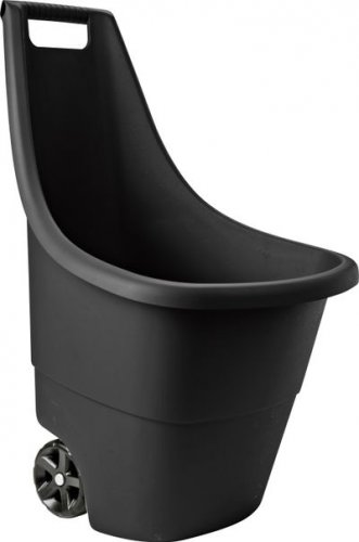 Keter® EASY GO voziček 50 lit., 51x56x84 cm, črn, za vrtne odpadke