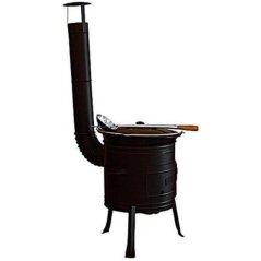 Bazin de oțel 14l complet, diametru 36cm