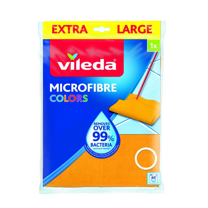 Tuch Vileda Microfibre Colors, Mikrofasern, für Böden