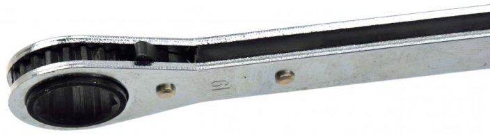 Set dvostranih ključeva sa čegrtaljkom, 5-dijelni (6x8,10x12,13x14,15x17,19x22 mm), GEKO