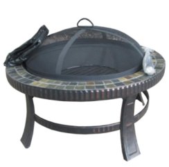Ohnisko oceľové s obkladom 76 cm pevné GARDENKUS
