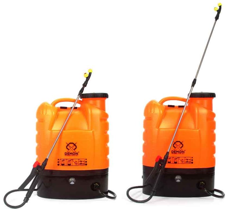 Akkusprühgerät 16 Liter, Batterie 12V-8Ah, orange, MAR-POL