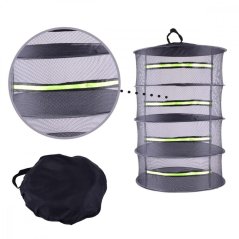 Plasă de uscare rotundă cu fermoar cu 4 poziții, o58cm SKVELER, sită KLC