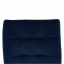 Blagovaonska stolica, plava Velvet tkanina/krom, GERDA NOVO