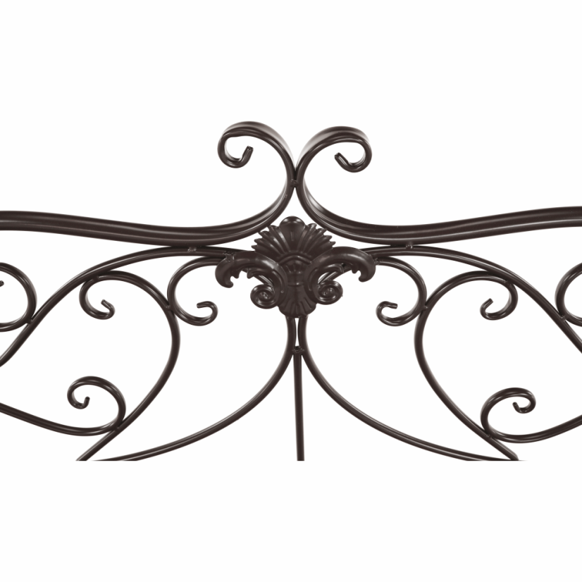 Záhradná lavička, hnedá, ETELIA