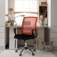 Kancelářská židle, síťovina oranžová/látka černá, APOLO NEW