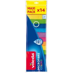 Pânză Vileda Microfibre Colors, microfibră, pentru pardoseli 14 buc